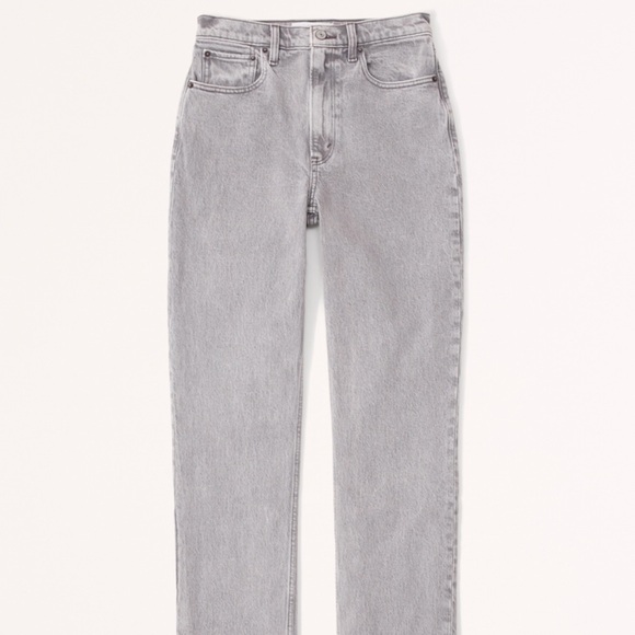 Abercrombie & Fitch curve love ultra high rise 90’a straight jean - Picture 7 of 12